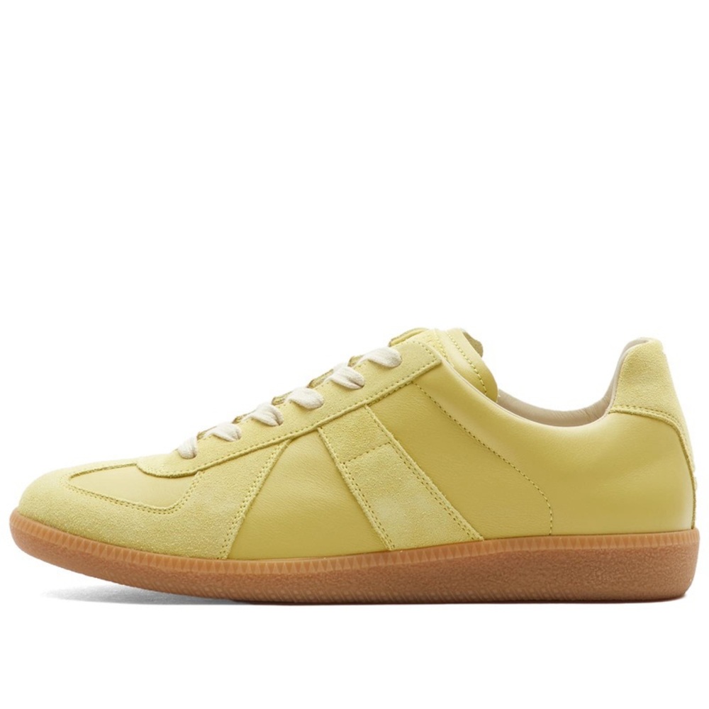 Maison Margiela leather suede GAT sneakers quiet luxury wheat color - Picture 11 of 11